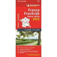 Michelin Wegenkaart 722 Frankrijk 2022