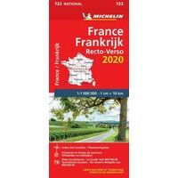Michelin Wegenkaart 722 Frankrijk RectoVerso 2020