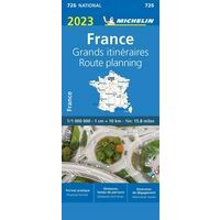 Michelin Wegenkaart 726 Frankrijk Itineraires 2023