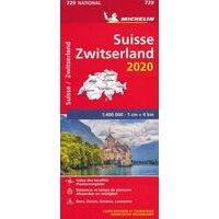 Michelin Wegenkaart 729 Zwitserland 2020