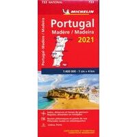 Michelin Wegenkaart 733 Portugal, Madeira 2022