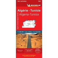 Michelin Wegenkaart 743 Algerije, Tunesië