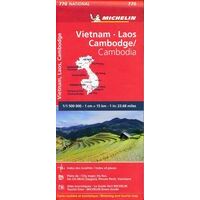 Michelin Wegenkaart 770 Vietnam - Laos - Cambodia