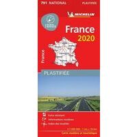 Michelin Wegenkaart 791 Frankrijk Geplastificeerd 2020