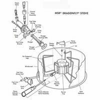 MSR Dragonfly Fuel Tube Bushing Grey