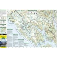 National Geographic Wandelkaart 255 Glacier Bay NP