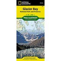 National Geographic Wandelkaart 255 Glacier Bay NP