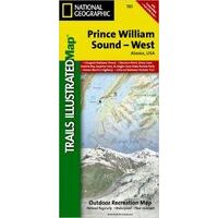 National Geographic Wandelkaart 716 Prince William Sound West