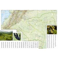 National Geographic Wegen/landkaart Colombia Adventure Map