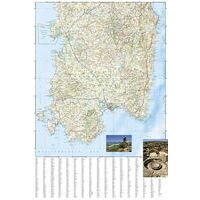 National Geographic Wegenkaart Sardinië Adventure Map