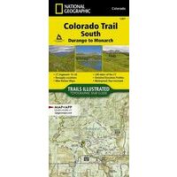National Geographic Wandelkaart Colorado Trail Zuid