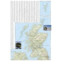 National Geographic Wegenkaart Great Britain Adventure Map
