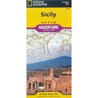 National Geographic Wegenkaart Sicilië Adventure Map