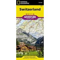 National Geographic Wegenkaart Zwitserland Adventure Map