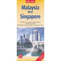 Nelles Wegenkaart Maleisië West En Singapore