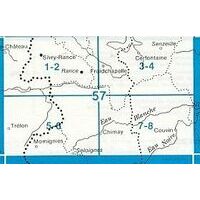 NGIB Topografische Kaart 57/7-8 Chimay Est - Couvin