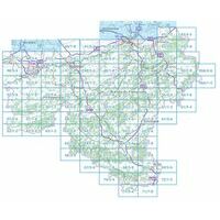 NGIB Topografische Kaart 65/3-4 Bastogne - Wardin