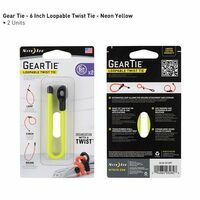 Nite Ize Gear Tie Loop 6 Neon Yellow Binddraad