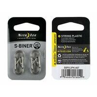 Nite Ize S-Biner Plastic #0 Smoke Translucent