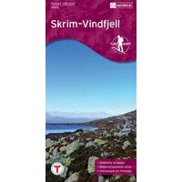 Nordeca Turkart Wandelkaart 2403 Skrim Vindfjell