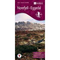 Nordeca Turkart Wandelkaart 2525 Norefjell - Eggedal