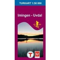 Nordeca Turkart Wandelkaart 2704 Imingen - Uvdal