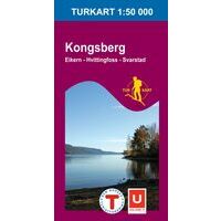 Nordeca Turkart Wandelkaart 2736 Kongsberg