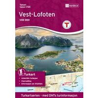 Nordeca Turkart Wandelkaart 2745 West-Lofoten