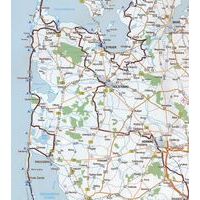 Nordisk Toeristische Kaart Denemarken + Margrietenroute