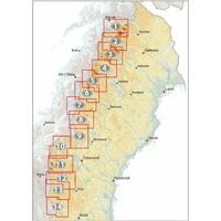 Norstedts Zweden Outdoormap 02 Nikkaluokta - Sarek - Saltoluokta