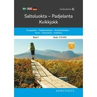 Norstedts Zweden Outdoormap 03 Saltoluokta - Padjelanta