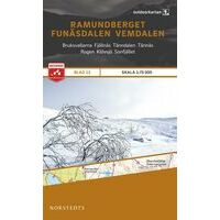 Norstedts Zweden Outdoormap 12 Ramundberget - Funäsdalen
