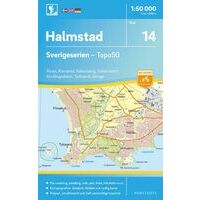 Norstedts Zweden Topografische Wandelkaart 14 Halmstad