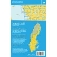 Norstedts Zweden Topografische Wandelkaart 14 Halmstad