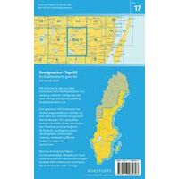 Norstedts Zweden Topografische Wandelkaart 17 Växjö