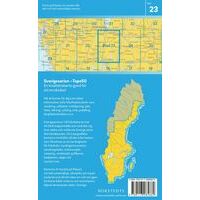 Norstedts Zweden Topografische Wandelkaart 23 Värnamo