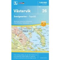 Norstedts Zweden Topografische Wandelkaart 26 Västervik