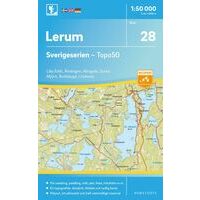 Norstedts Zweden Topografische Wandelkaart 28 Lerum