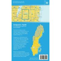 Norstedts Zweden Topografische Wandelkaart 32 Tranas