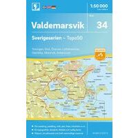 Norstedts Zweden Topografische Wandelkaart 34 Valdemarsvik
