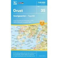 Norstedts Zweden Topografische Wandelkaart 35 Orust