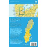 Norstedts Zweden Topografische Wandelkaart 36 Trollhättan