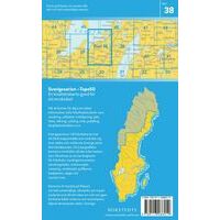 Norstedts Zweden Topografische Wandelkaart 38 Skövde