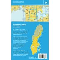 Norstedts Zweden Topografische Wandelkaart 44 Ed