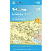 Norstedts Zweden Topografische wandelkaart 50 Nyköping