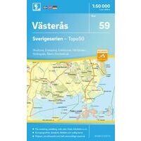 Norstedts Zweden Topografische Wandelkaart 59 Västeras