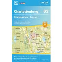 Norstedts Zweden Topografische Wandelkaart 63 Charlottenberg