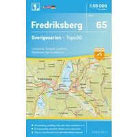 Norstedts Zweden Topografische Wandelkaart 65 Fredriksberg