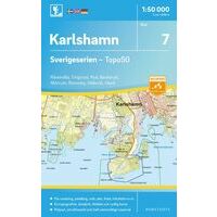 Norstedts Zweden Topografische Wandelkaart 7 Karlshamm