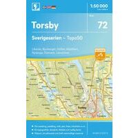Norstedts Zweden Topografische wandelkaart 72 Torsby